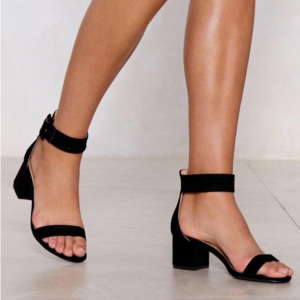 Nasty Gal Low Block Heel